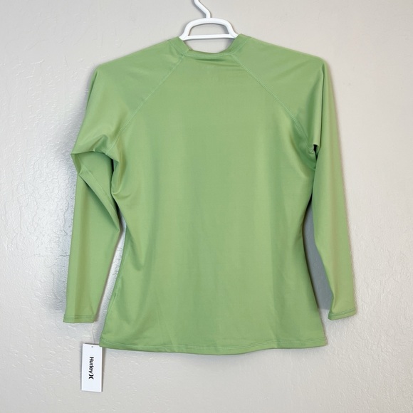 •HURLEY• Loli Green Phantom Long-Sleeve Rashguard - Picture 3 of 12